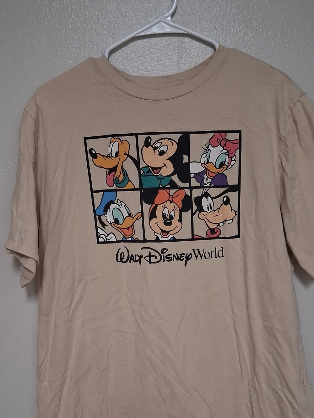 Disney Beige Mickey Mouse & Friends Tshirt